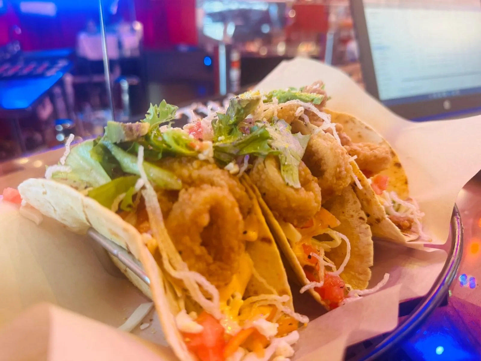 Crispy shrimp tacos